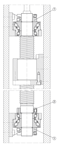 INA ǽӴеԪ DKLFA40140-2RS, ˫,ݶװ,ഽܷ,ƽ˵ķ