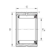 INA  RNA4900-RSR, ߴϵ 49,ഽܷ