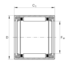 INA ʽѹ SCE1010-PP,  ABMA 18.2 - 1982 ׼,˫ഽʽܷ,Ӣ