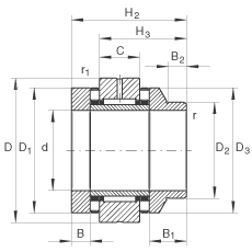 INA /Բ ZARN55115-L-TV, ˫,̶Ȧ