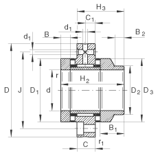 INA /Բ ZARF2068-L-TV, ˫,˿ܰװ,̶Ȧ