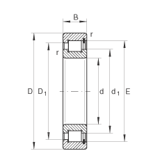 INA Բ SL181856-E, ̶,װ,ߴϵ 18