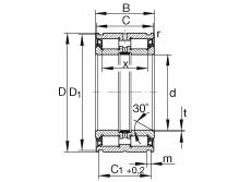 INA Բ SL045018-PP, ̶,˫,װ,лβ,ߴϵ 50 ,ഽʽܷ