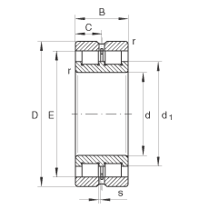 INA Բ SL024972, ζ,˫,װ,ߴϵ 49