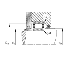 FAG Բ NU1012-M1,  DIN 5412-1 ׼Ҫߴ, Ƕλ, ɷ, ּ
