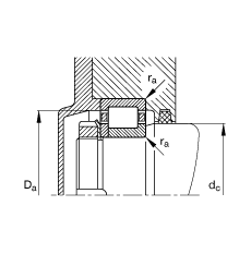 FAG Բ NUP330-E-M1,  DIN 5412-1 ׼Ҫߴ, λ, ɷ, ּ