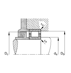 FAG Բ N238-E-M1,  DIN 5412-1 ׼Ҫߴ, Ƕλ, ɷ, ּ