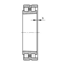 FAG Բ NN3044-AS-K-M-SP,  DIN 5412-4 ׼Ҫߴ, Ƕλ, ˫,׶,׶ 1:12 ,ɷ, ּ,Сľڲ϶,ƹ