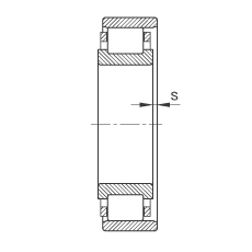 FAG Բ N205-E-TVP2,  DIN 5412-1 ׼Ҫߴ, Ƕλ, ɷ, ּ