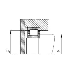 FAG Բ NJ2232-E-M1,  DIN 5412-1 ׼Ҫߴ, 붨λ, ɷ, ּ