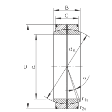 INA ؽ GE17-DO,  DIN ISO 12 240-1 ׼,ά