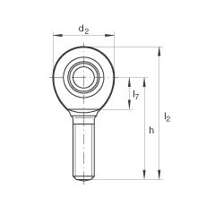 INA ˶ GAR6-UK,  DIN ISO 12 240-4 ׼,,ά