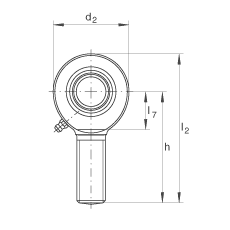 INA ˶ GAR35-DO-2RS,  DIN ISO 12 240-4 ׼,,ά,ഽܷ