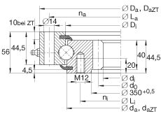 INA ĵӴ VSI200414-N, ׼ϵ 20,ϳ,ഽʽܷ