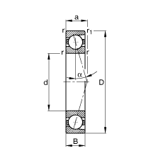 FAG  B7013-C-T-P4S, ,ɶ԰װ,Ӵ  = 15,ƹ