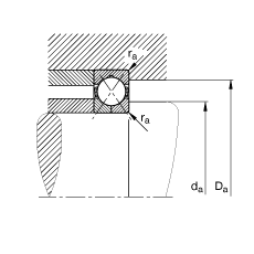 FAG ĵӴ QJ304-MPA,  DIN 628-4 ׼Ҫߴ, ɷ, ʷȦ