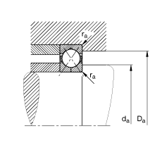 FAG ĵӴ QJ310-MPA,  DIN 628-4 ׼Ҫߴ, ɷ, ʷȦ