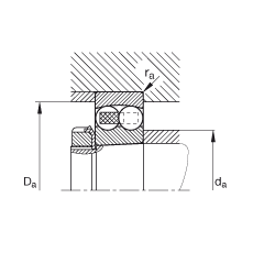 FAG Ե 2319-K-M-C3,  DIN 630 ׼Ҫߴ, ׶,׶ 1:12