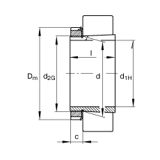 FAG  H3028X500,  DIN 5415 ׼Ҫߴ, ׶ 1:12