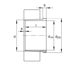 FAG ж AH240/600-H,  DIN 5416 ׼Ҫߴ, ׶ 1:30