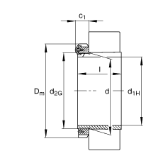 FAG  H24192-HG,  DIN 5415 ׼Ҫߴ, ׶ 1:30