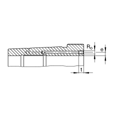 FAG ж AH3136A-H,  DIN 5416 ׼Ҫߴ, ׶ 1:12