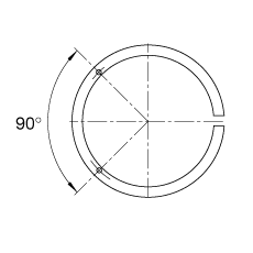 FAG ж AH3136A-H,  DIN 5416 ׼Ҫߴ, ׶ 1:12