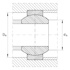 INA ؽ GE6-FO,  DIN ISO 12 240-1 ׼,ά