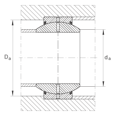 INA ؽ GE30-FO-2RS,  DIN ISO 12 240-1 ׼, ά,ഽܷ