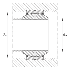 INA ؽ GE100-FO-2RS,  DIN ISO 12 240-1 ׼, ά,ഽܷ