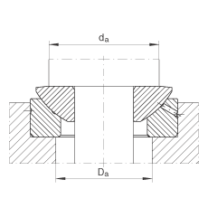 INA ؽ GE45-AX,  DIN ISO 12 240-3 ׼,ά