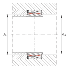 INA Ĺؽ GE800-DW,  DIN ISO 12 240-1 ׼,ά