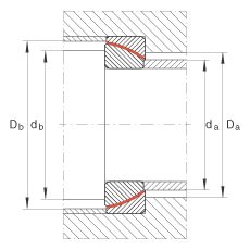 INA ǽӴؽ GE190-SW,  DIN ISO 12 240-2 ׼,ά