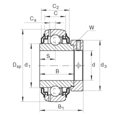 INA  GE40-KRR-B-2C, Ȧ,ƫȦλ,  R ܷ