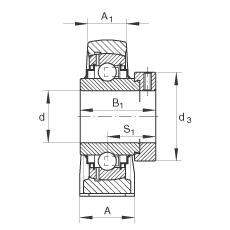 INA ֱʽԪ RASE40-N-FA125, ,ƫȦ,R ܷ,͸ʴ