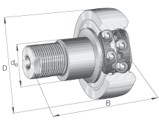 INA ˨ʽ֣ͣ ZLE5205-2Z, ˫,ƫ˨,϶ܷ