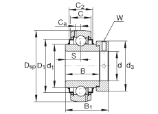 INA  G1207-KRR-B-AS2/V, Ȧ,ƫȦλ,  R ܷ,Ӣƿ