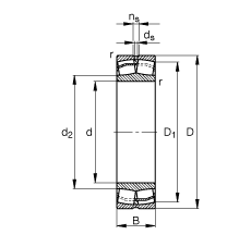 FAG Ĺ 22210-E1,  DIN 635-2 ׼Ҫߴ