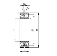 FAG Ĺ 22352-MB,  DIN 635-2 ׼Ҫߴ